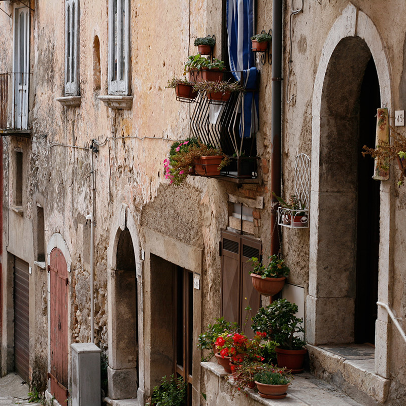 Scorcio del Centro Storico di Candida (AV)